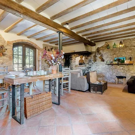 Spacious House With Private Pool In Rojals, For 12 People